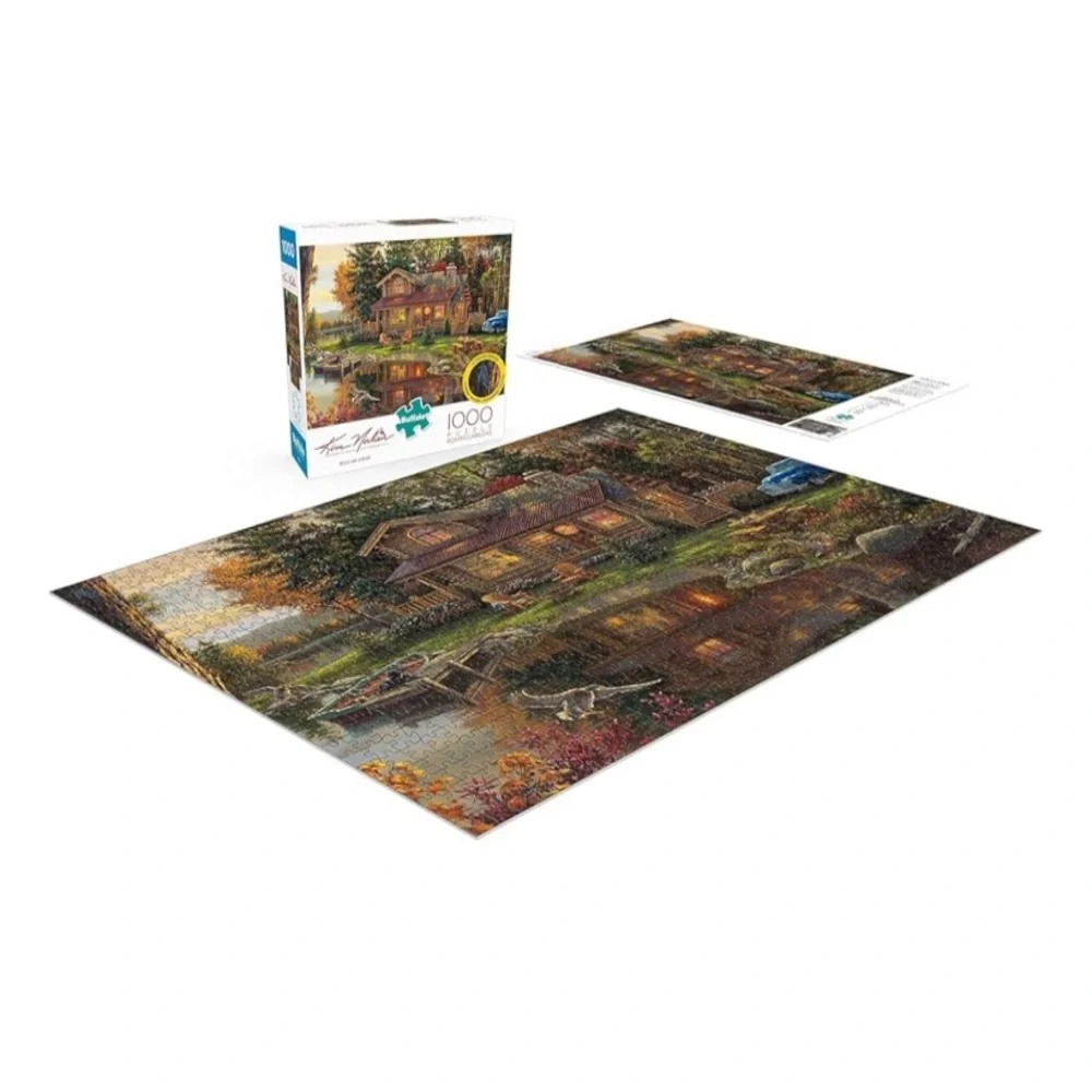 BUFFALO GAMES Jigsaw Puzzle Peace Like A River Kim Norlien 1000 Pieces Age 14+